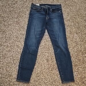 Women's Dark Blue Jeans